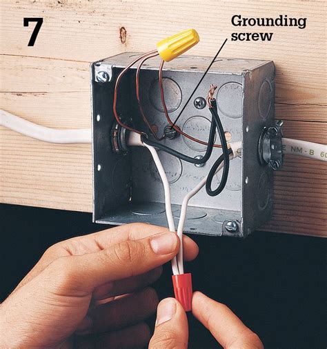 attaching ground wire to electrical box|ground wire to electrical box.